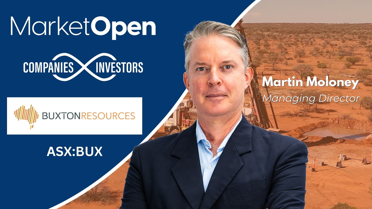 Управляющий директор Buxton Resources (ASX:BUX) Мартин Молони о начале буровых работ на проекте M...