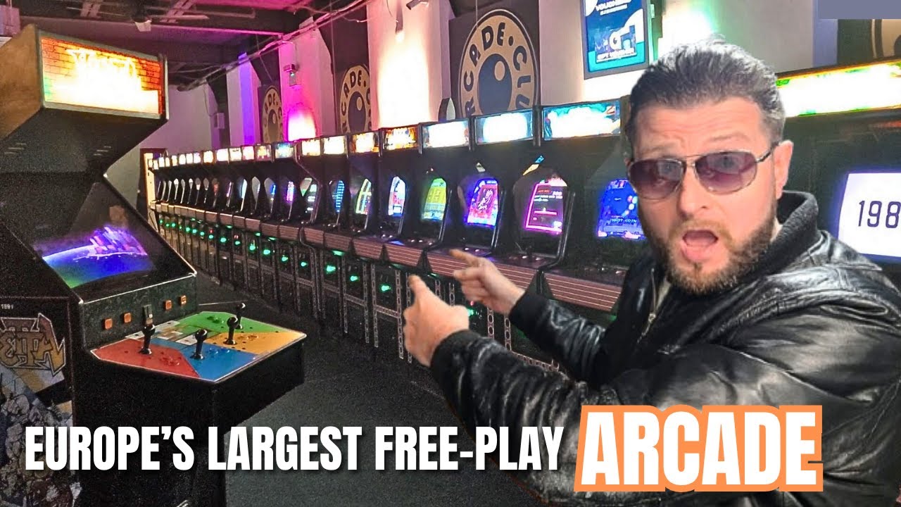 Inside Europe's HUGE Free-Play Arcade! | The Arcade Club Bury Review