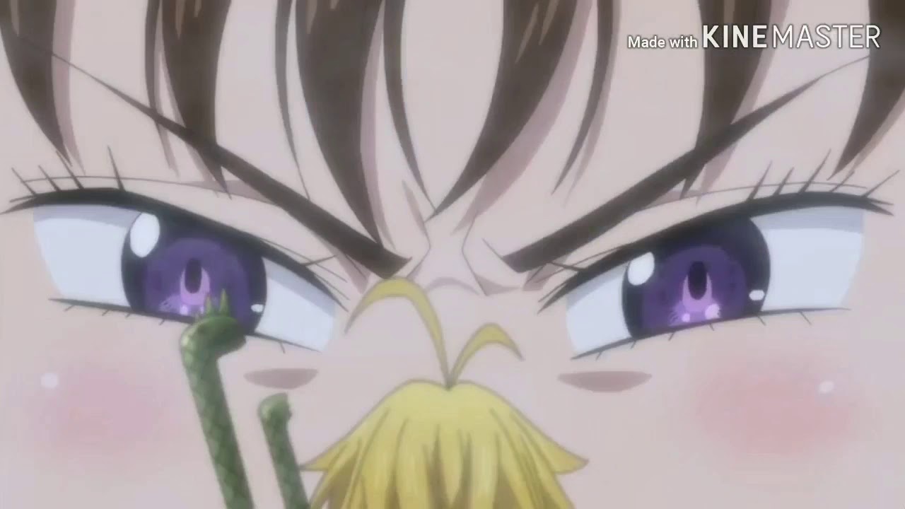 Seven deadly sins - gilthunder meets meliodas| forest of white dreams| meliodas vs gilthunder-11