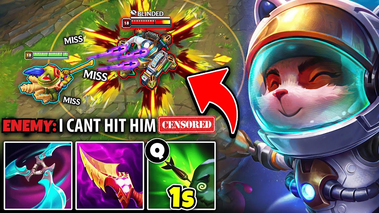 I invented the most broken Teemo build you'll ever see... (I HAVE INFINITE BLIND)