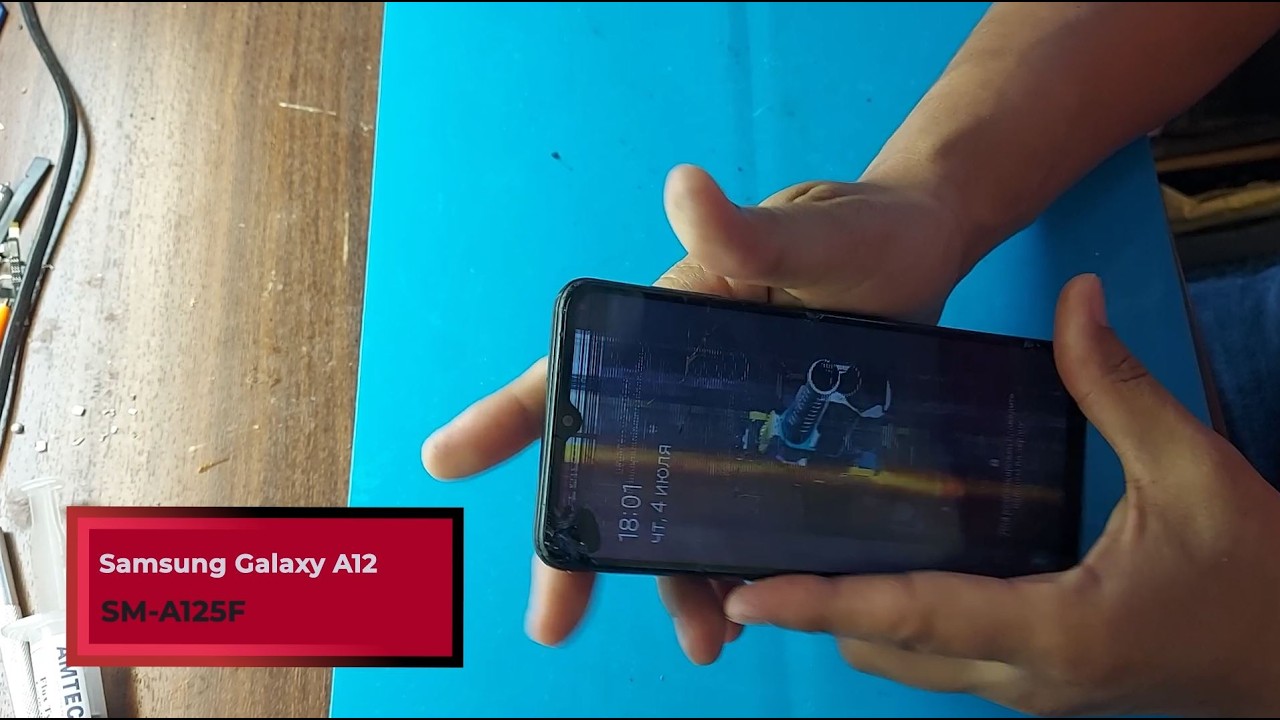 How to replace the display on a Samsung Galaxy A12 (SM-A125F)