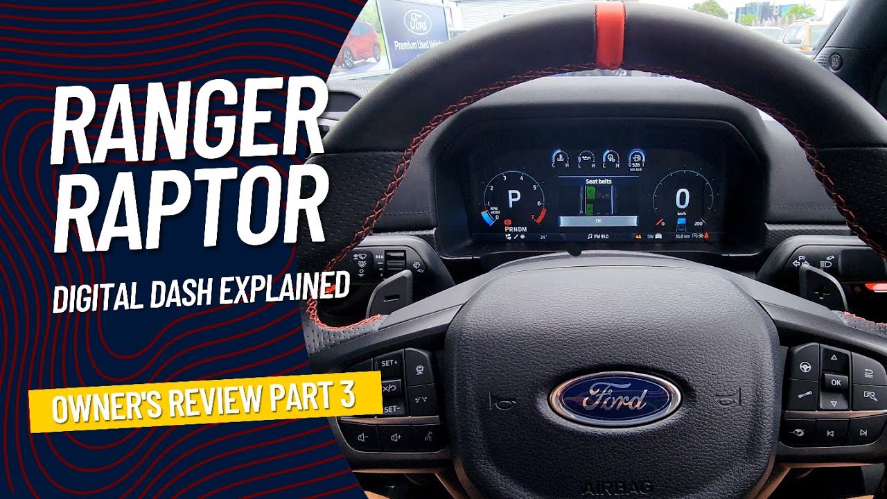 Gen2 Ranger Raptor Digital Dash Explained - Owner's Review Part 3 #fordrangerraptor #rangerraptor