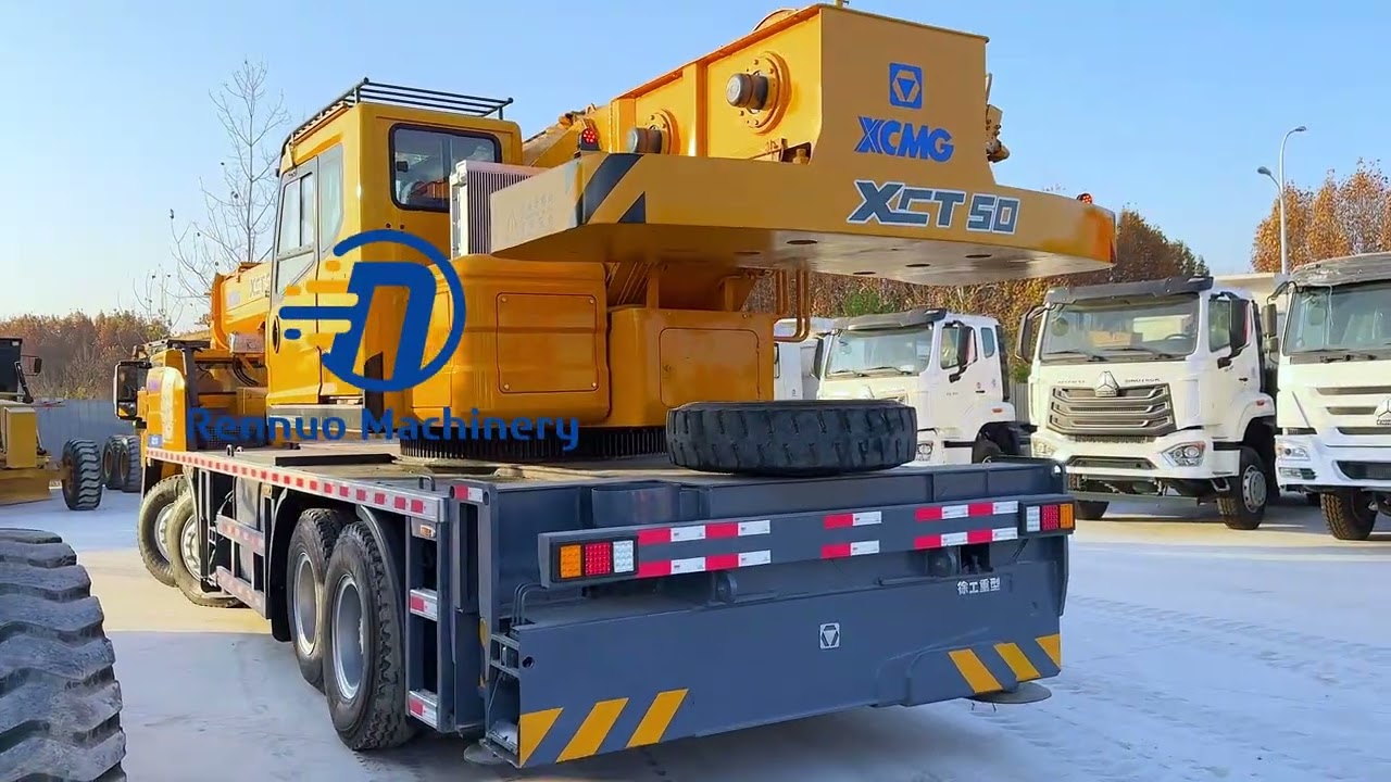 Newly arrived XCMG 50-ton cranes with excellent performance and affordable prices! 👍 👍 👍