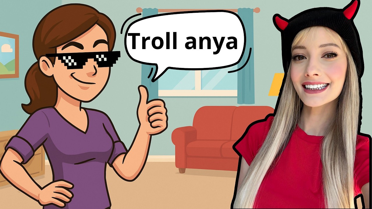 ANYA ma sem főz🤣...inkább TROLLKODIK!😈 #motherslifesimulator