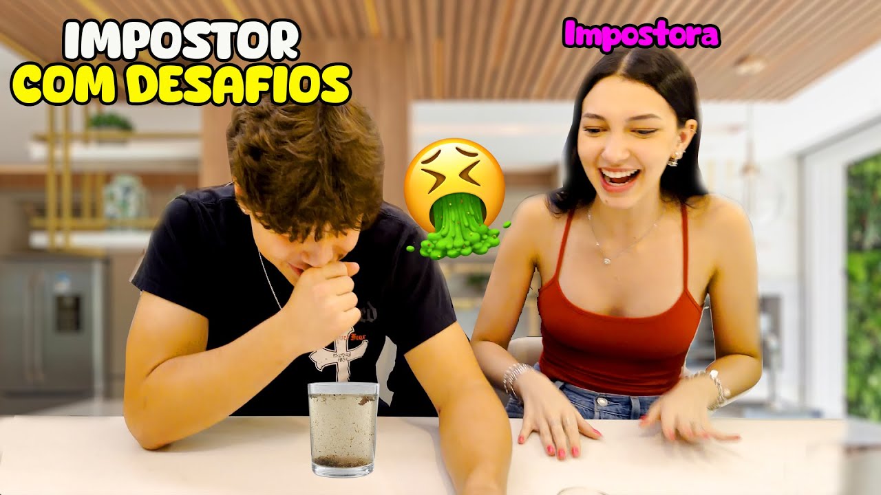 JOGAMOS IMPOSTOR E QUEM PERDER TEM UM DESAFIO