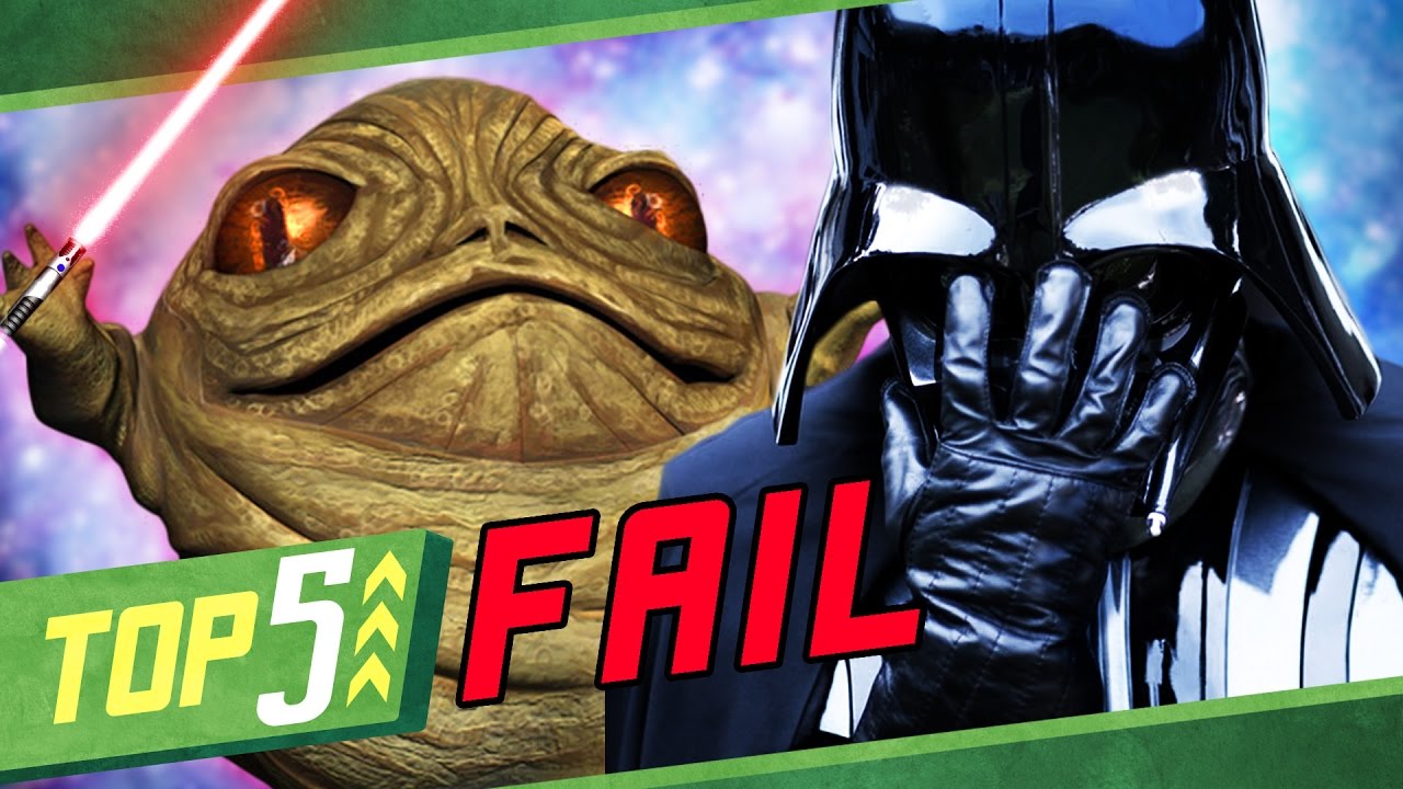 Die 5 größten STAR WARS Fails ALLER ZEITEN!