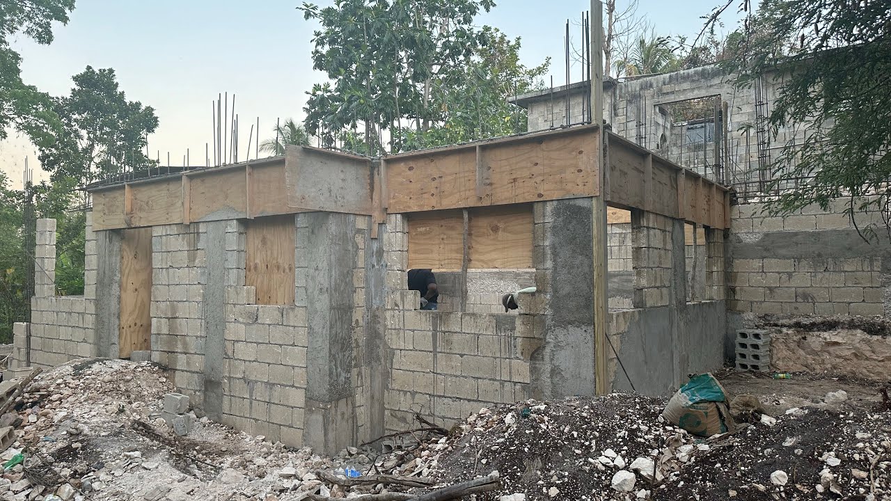 Spend some time with me on my construction site/building my dream house in Jamaica!!! 🇯🇲