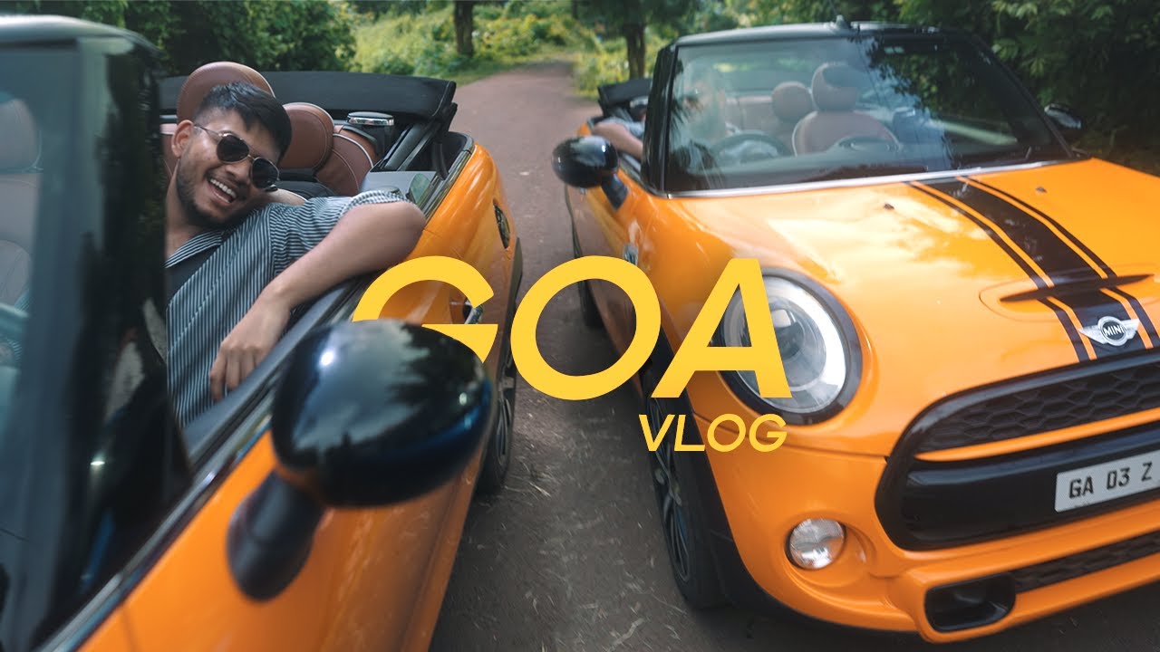 A Day in Goa With a Mini Cooper Convertible! GOA VLOG 2022!