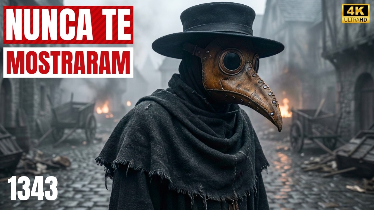 O Que Ningu&eacute;m Conta Sobre a Peste Negra em 1348 (Reconstru&ccedil;&atilde;o com IA)