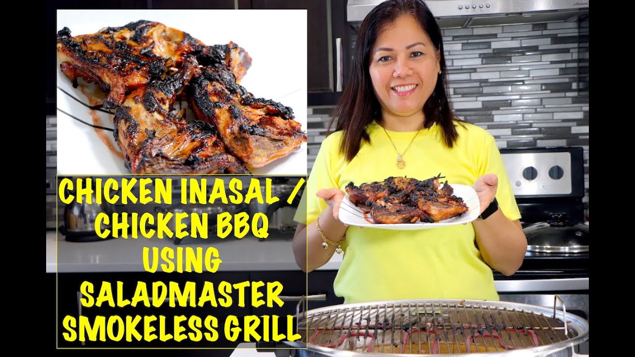 CHICKEN BBQ USING SALADMASTER SMOKELESS GRILL