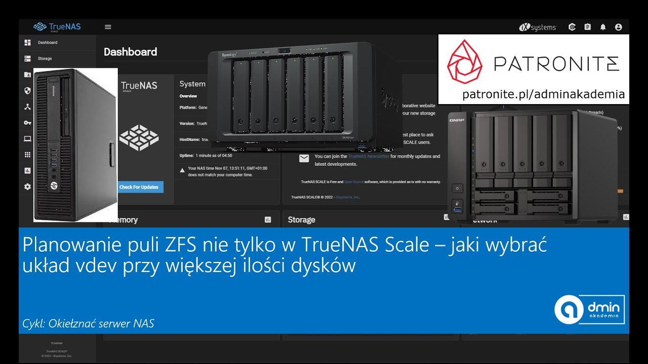 Planowanie puli ZFS nie tylko w TrueNAS Scale – jaki wybrać układ vdev przy większej ilości dysków