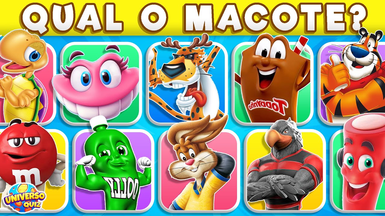 Adivinhe 40 MASCOTES | De onde é o Mascote? | Qual o Mascote Correto?