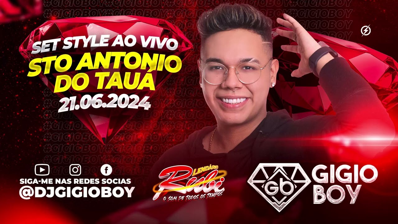 CD AO VIVO GIGIO BOY NO TAUÁ GARAGEM MIX - LENDÁRIO RUBI - 21,06,2024