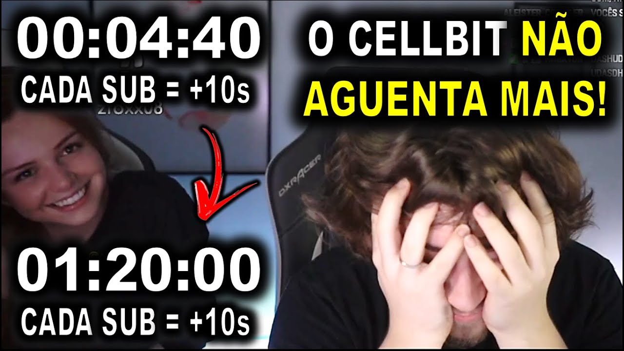 CELLBIT BANINDO OS SUB GIFTERS DA SUA LIVE!!! (TIMER NÃO DESCE!)