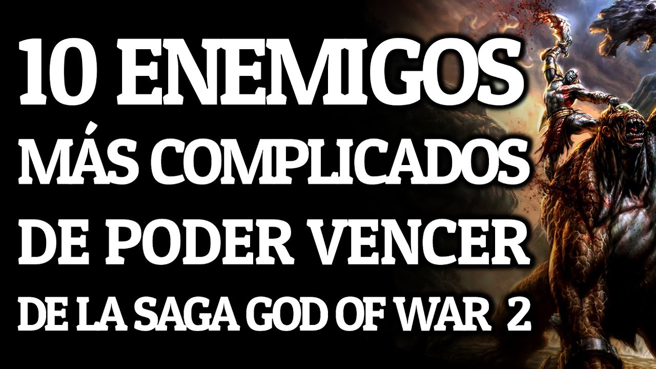 10 ENEMIGOS MÁS COMPLICADOS de derrotar de la saga de GOD OF WAR | Parte 2 🔥