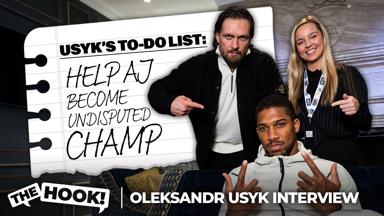 EXCLUSIVE: Usyk invited me to Kyiv&hellip; What he told me about AJ, war & his last three fights | The Hook