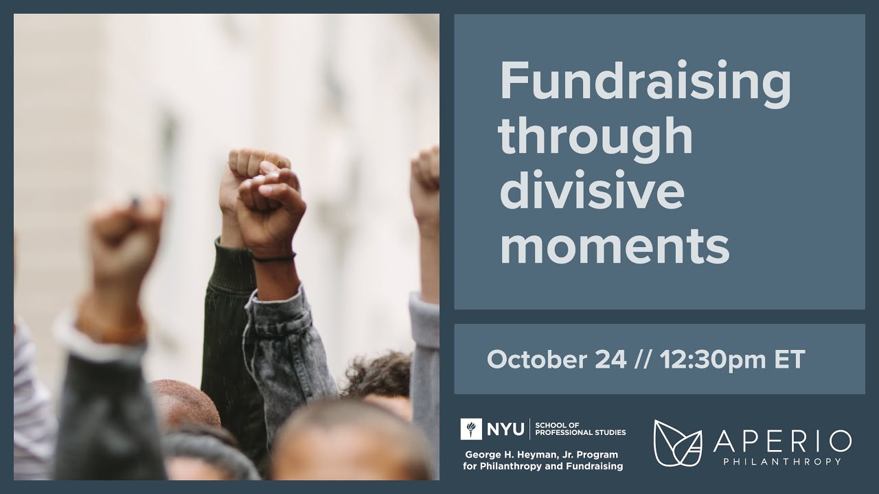 Fundraising Through Divisive Moments
