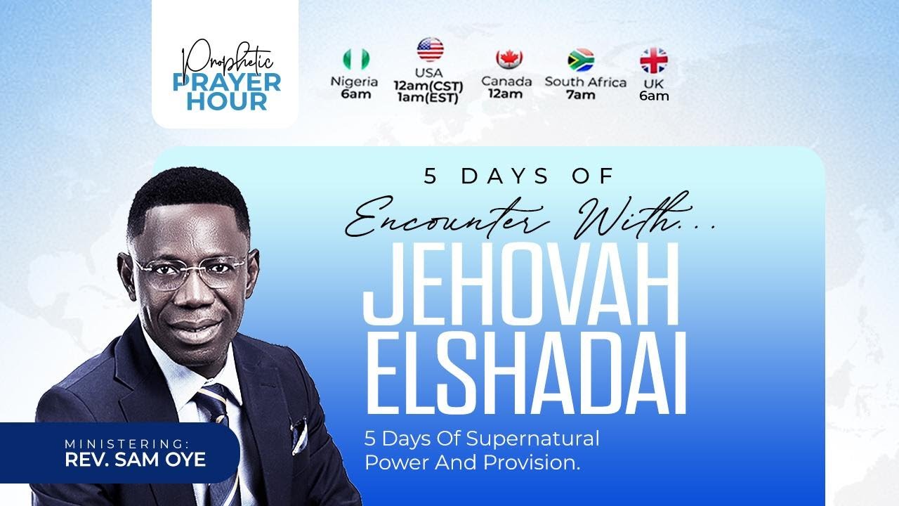 JEHOVAH EL-SHADDAI TERMINATE EVERY LAW WORKING AGAINST YOU | PROPHETIC PRAYER HOUR [DAY 1263]