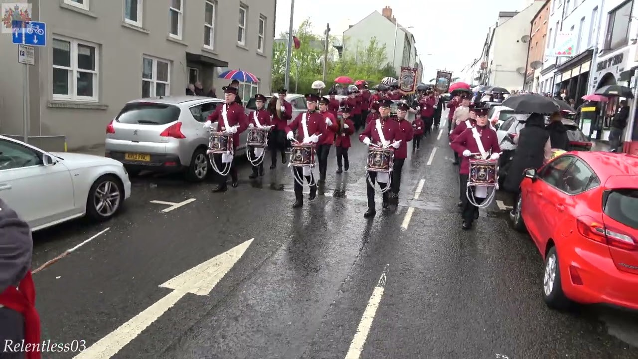 Wm. King Memorial F.B. @ ABOD Easter Monday Parade ~ Lisburn ~ 21/04/2025 (4K)