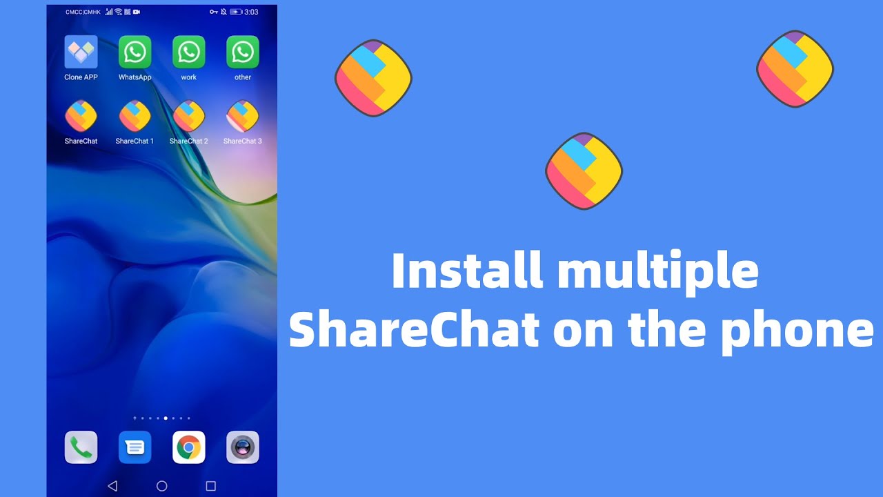 Install multiple ShareChat on the Android phone, and also support to change the phone Android ID2021