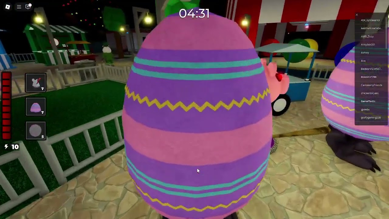 Piggy 100 Players (Eggsplosion Trap and Jackie Skin?!) Chaos in 10 Players mode!