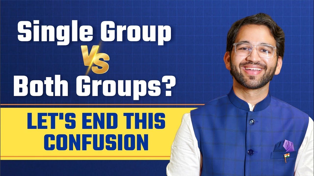 Single Group vs Both Groups? Make the Right Move | CA Inter & CA Final | Jan '26 | ICAI | CA Shubham