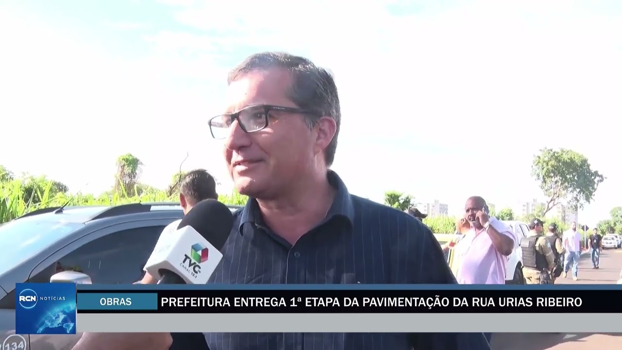 Prefeitura inaugura 1ª etapa da  pavimentação da Rua Urias Ribeiro