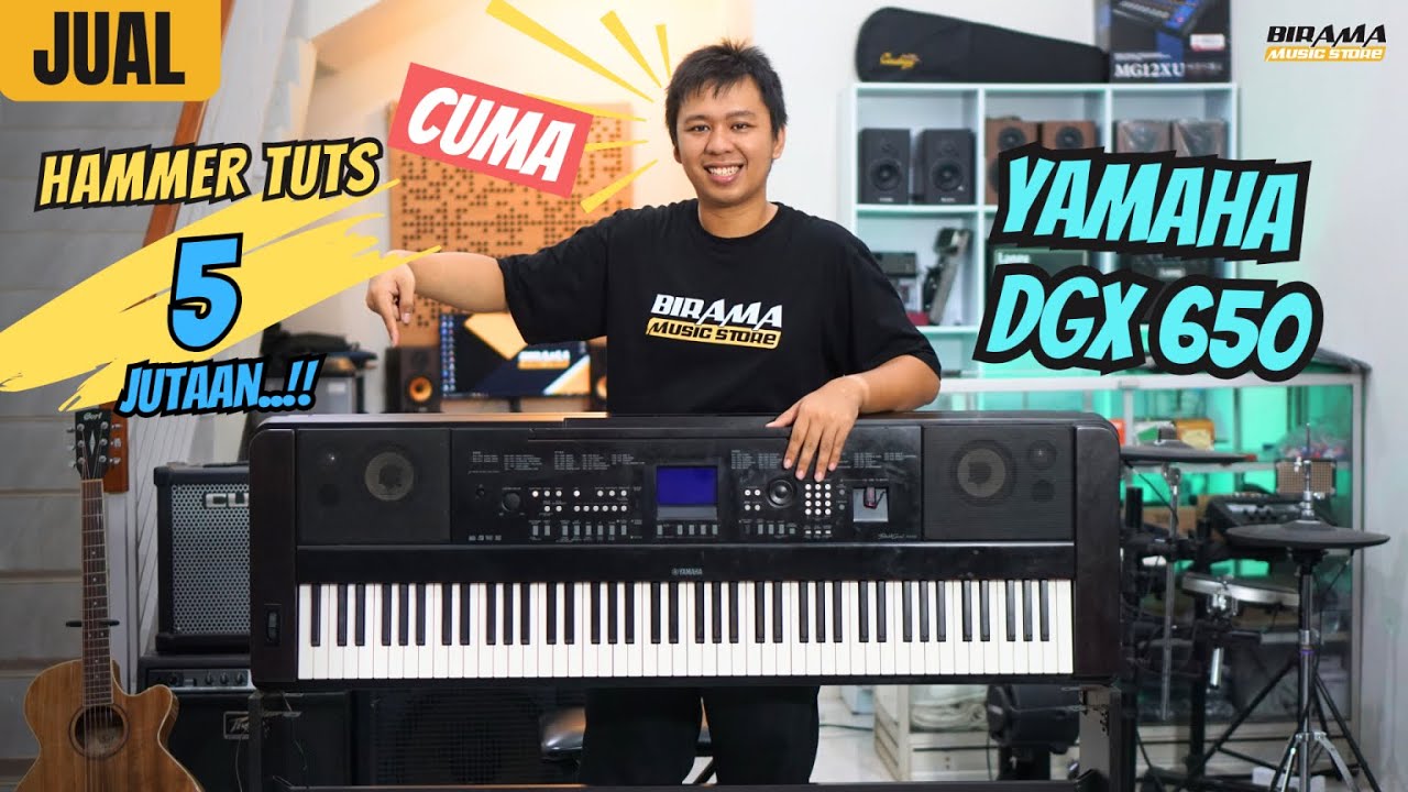 MURAH DAN MEWAH..!! Yamaha Dgx650, Hamer tuts 88key. Multi fungsi bisa main piano dan style