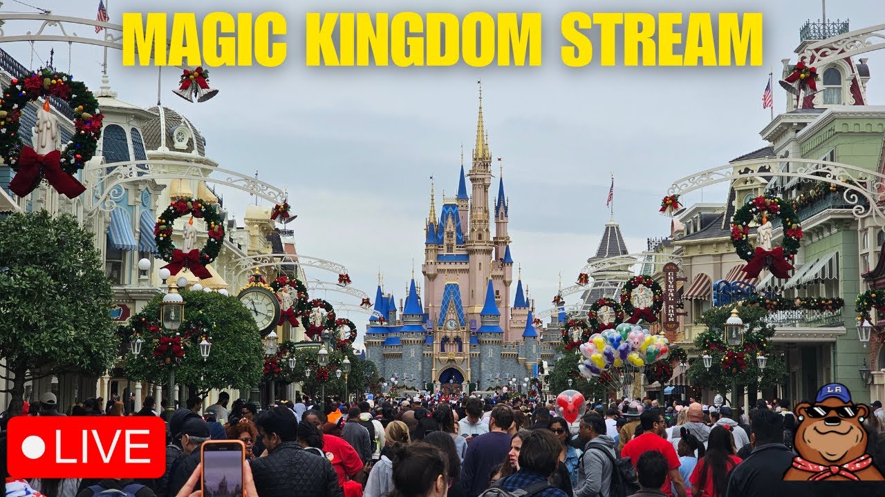 🔴 Live: Friday Stream at Magic Kingdom! - Rides and Shows - 11/28/25