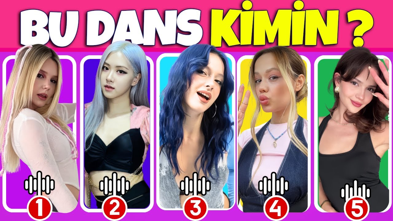 Bu Dans Kime Ait ?💃 Şarkıcı ve Fenomenleri TT Danslarından Tahmin Et🕺🎉Dans Bilmece