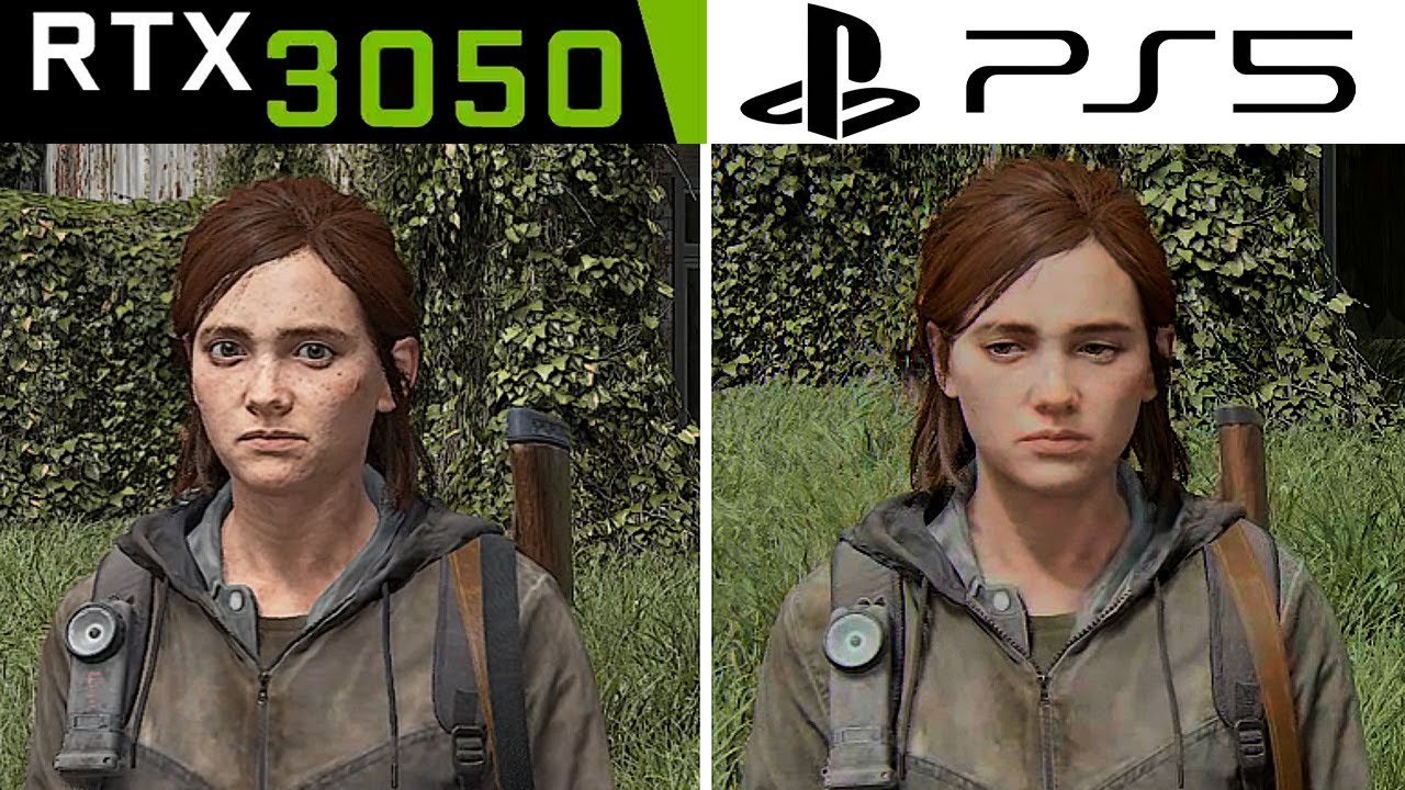 The Last of Us 2 - PC v/s PS5 - Graphics Comparison (RTX 3050 vs Console)