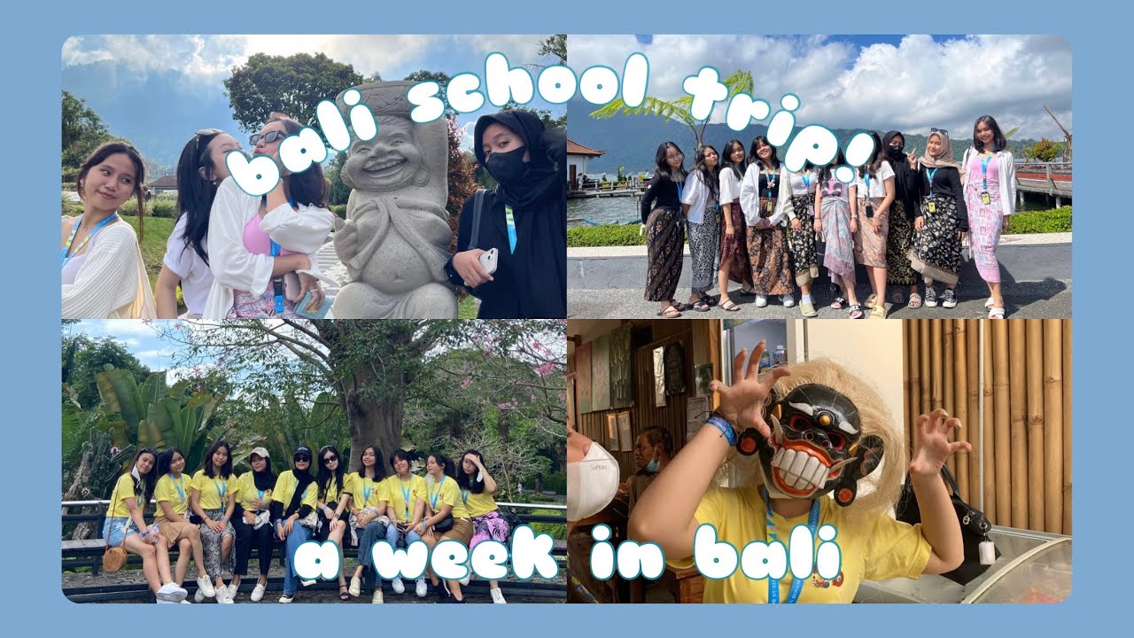 VLOG | bali school trip pt 1🏝️: pura ulundanu bedugul, bali zoo, desa panglipura, etc!