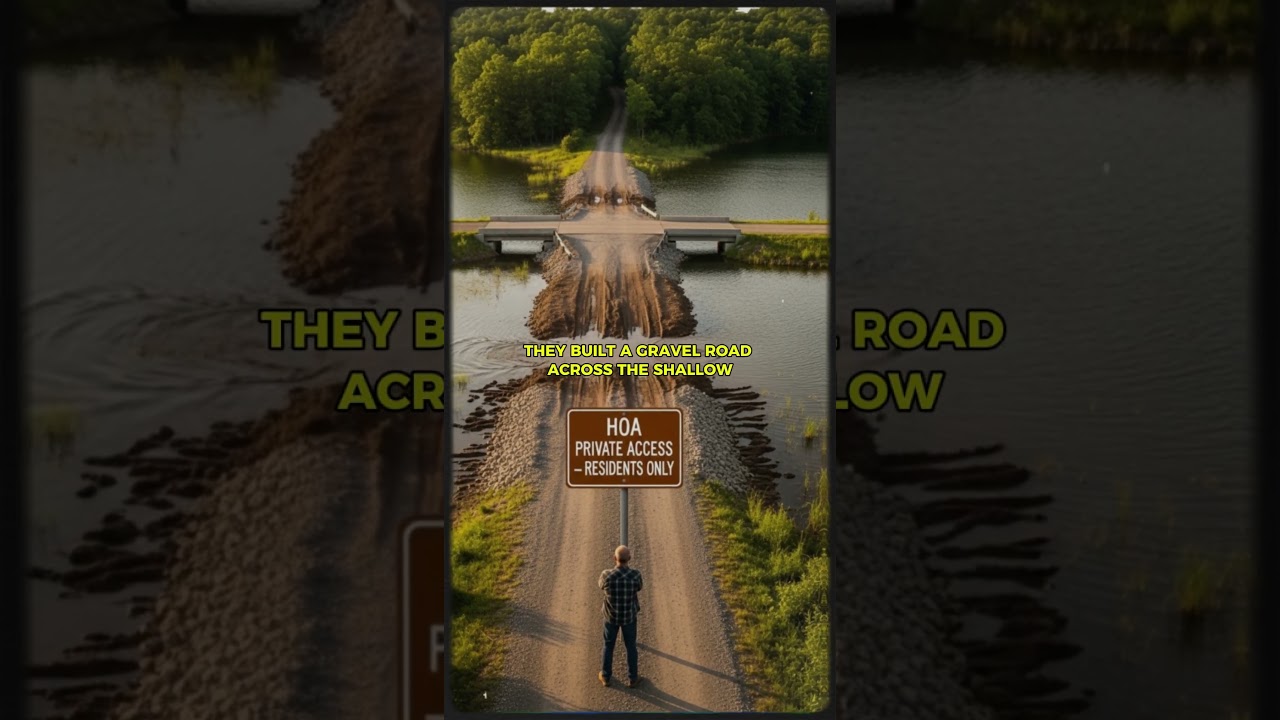 HOA Built a Road on MY Lake Without Permission &mdash; I Used My Water Rights to End Them