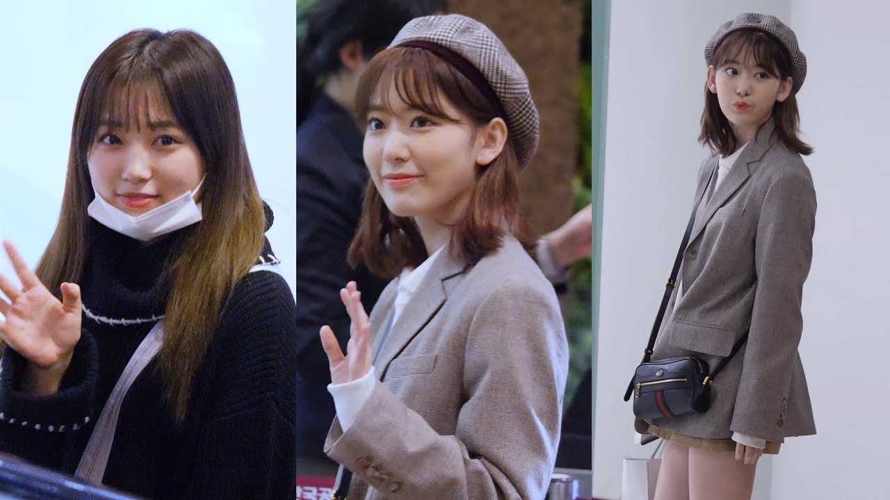 200117 아이즈원 사쿠라, 나코 출국 직캠 4K IZ*ONE Miyawaki Sakura Yabuki Nako Departure fancam @ 김포공항 by Spinel