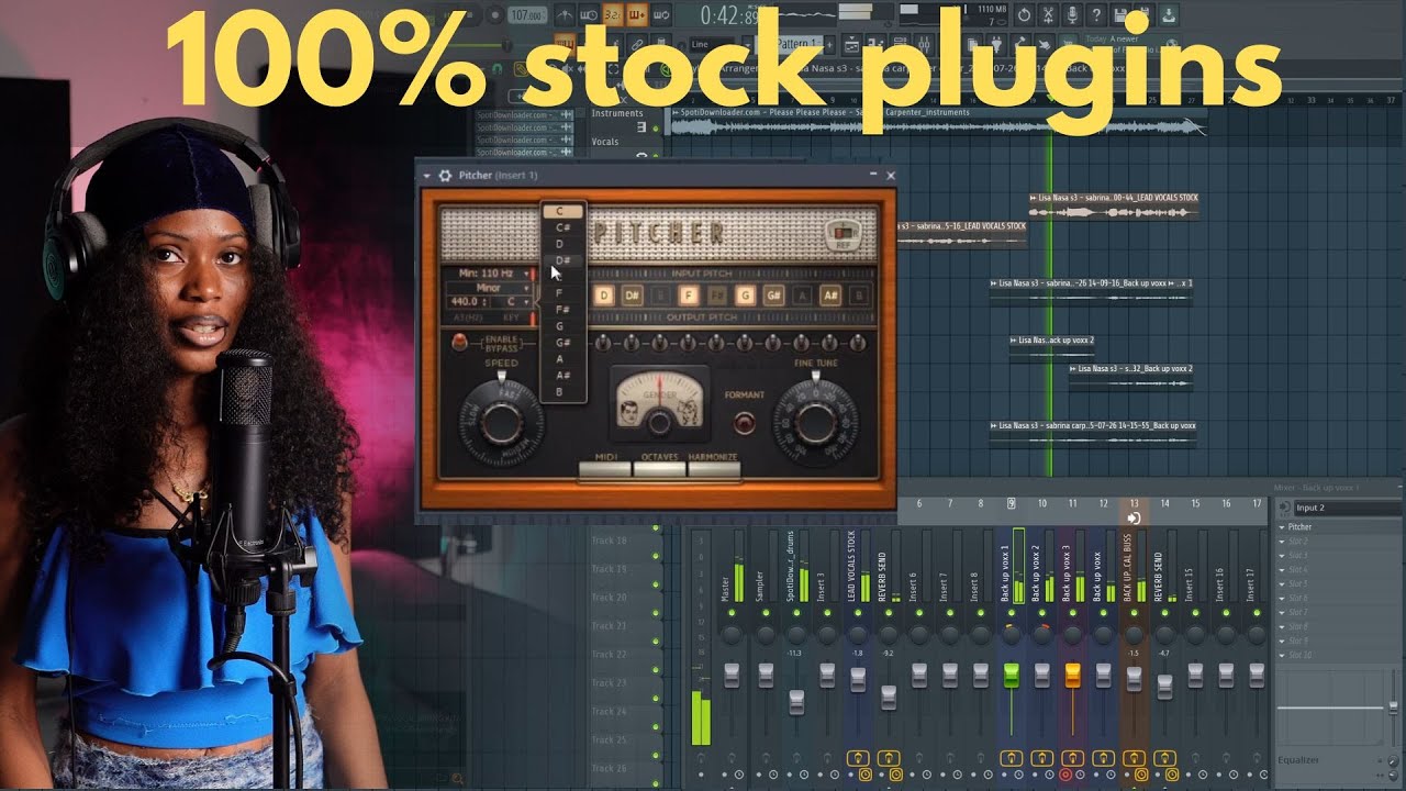How to record vocals with stock plugins in FL Studio