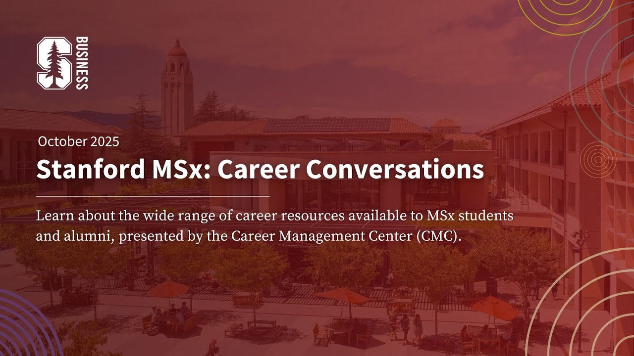 MSx Career Conversations Webinar