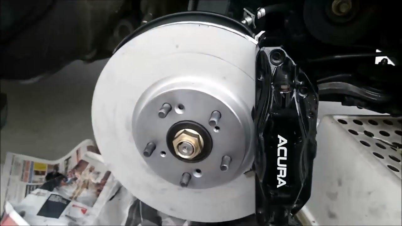 How to install Acura TL BREMBO calipers on to Acura TSX,  Honda ACCORD MY WAY
