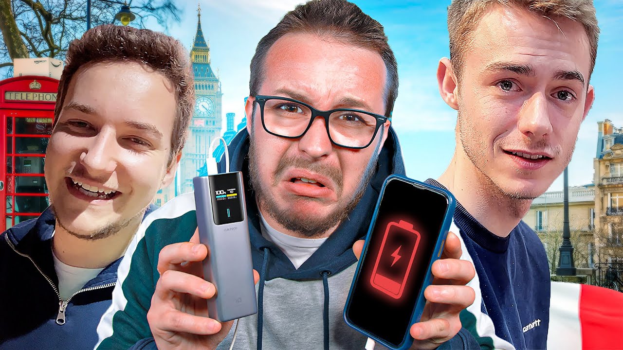 UNE SEMAINE À LONDRES AVEC UNE BATTERIE EXTERNE !