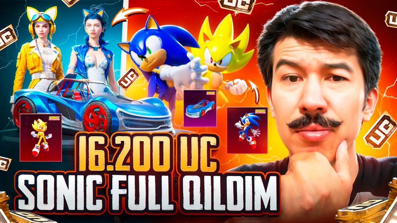16200$ UC SONIC COMPANIONI VA MIFIKLARINI FULL QILDIM😱