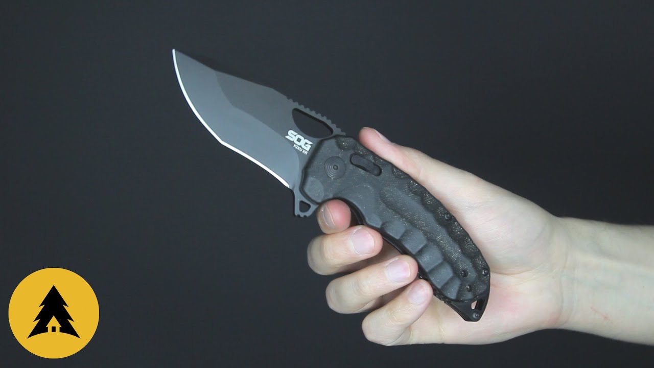 Складной нож SOG Kiku XR Blackout сталь CTS-XHP