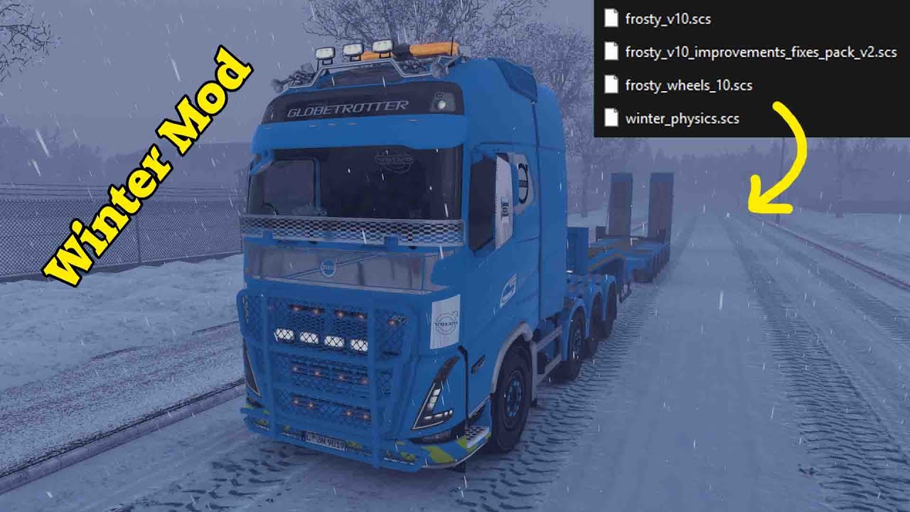 [Tutorial] Winter Mod für TruckersMP installieren 2024/2025