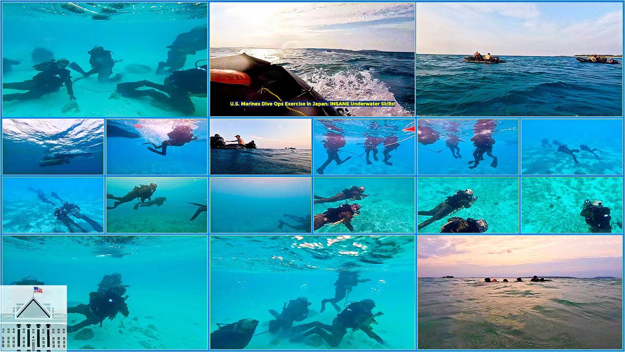 U.S. Marines Dive Ops Exercise in Japan: INSANE Underwater Skills!