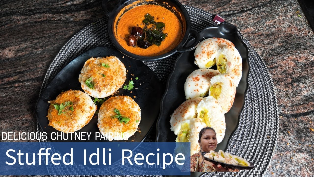 Different Types of Breakfast (नाश्ता) | Stuffed Idli Recipe With Chutney  #video #idli