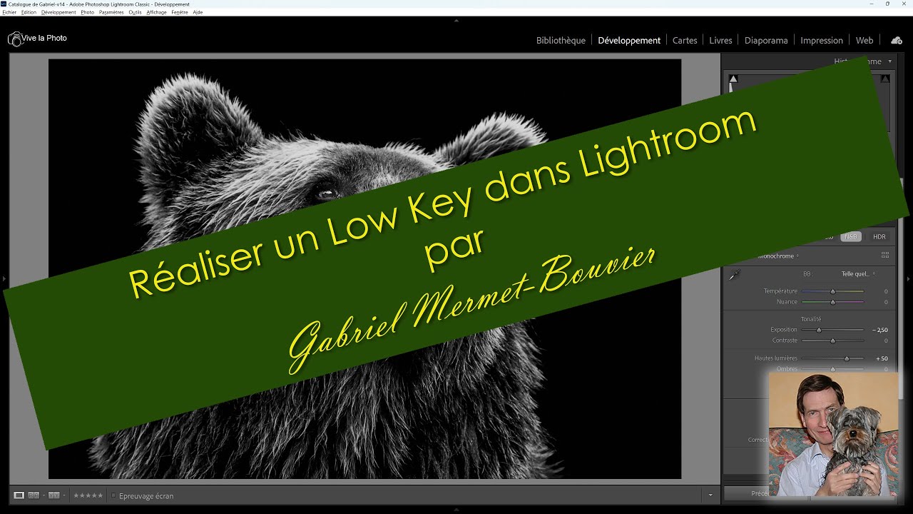Réaliser un Low Key dans Lightroom