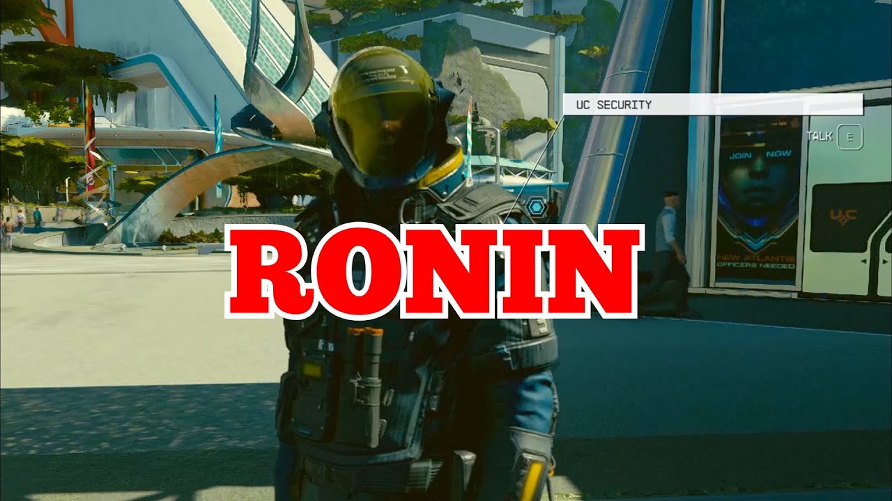 Guard's line for Ronin Protagonist. Starfield