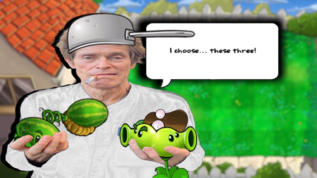 PVZ But Crazy Dave Chooses My Plants... Part 1