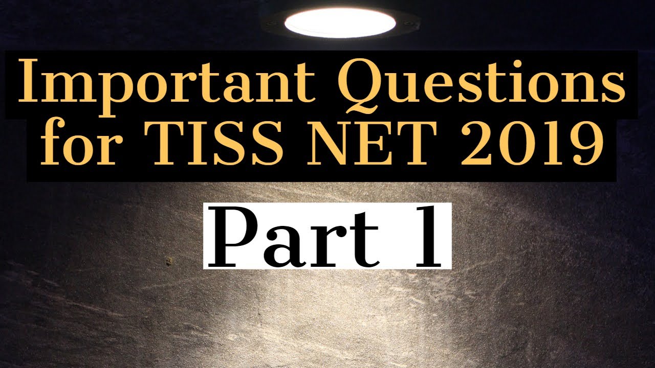 Most Important | TISS NET GK | Static & Current Affairs Preparation | Part 1 - By Aman Walia