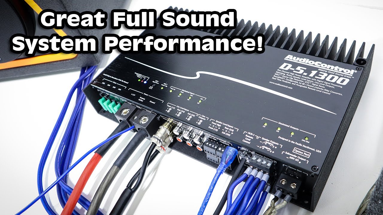 AudioControl D-5.1300 - 5 каналов DSP-управления ОТЛИЧНЫЙ ЗВУК!