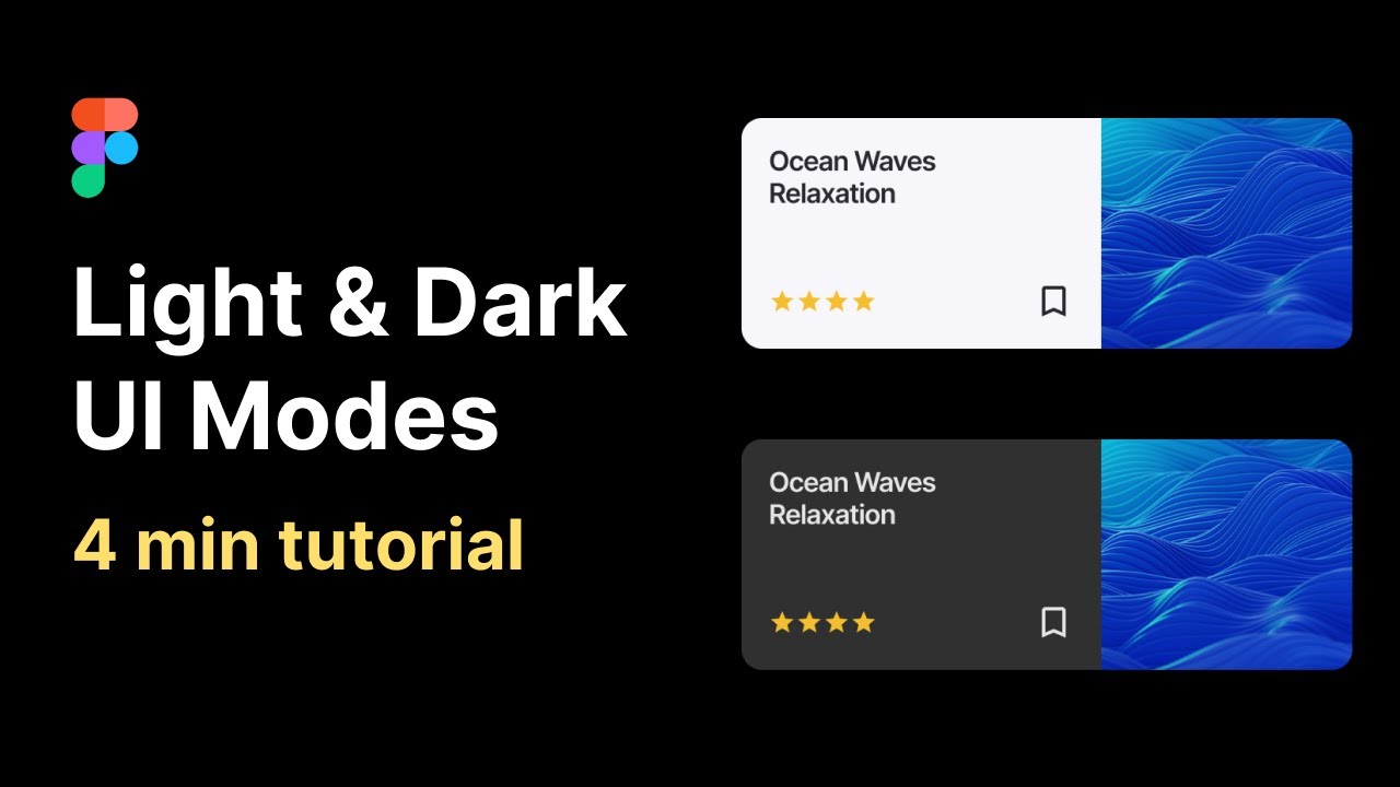 Light and dark theme in Figma