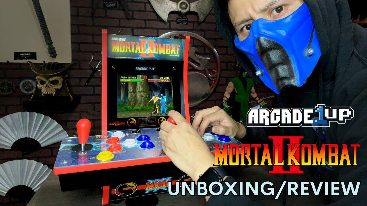 Arcade1Up Mortal Kombat 2 Player Countercade Unboxing & Review